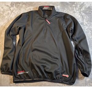 Sedici Close Thermic Cycling Jacket Men's Black‎ Half Zip Thermal Jersey Large
